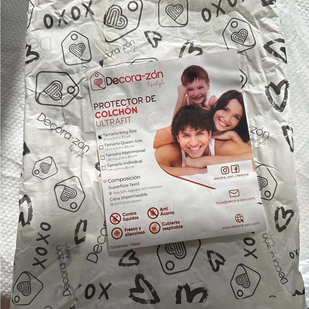 King Mattress Protector – 79x79x12 in – UltraFit